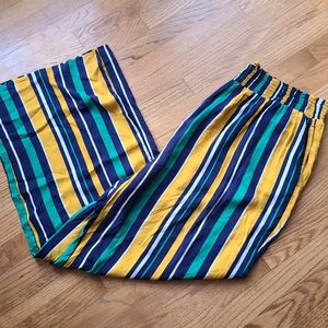 Forever 21+ Palazzo Striped Wide Leg Pants